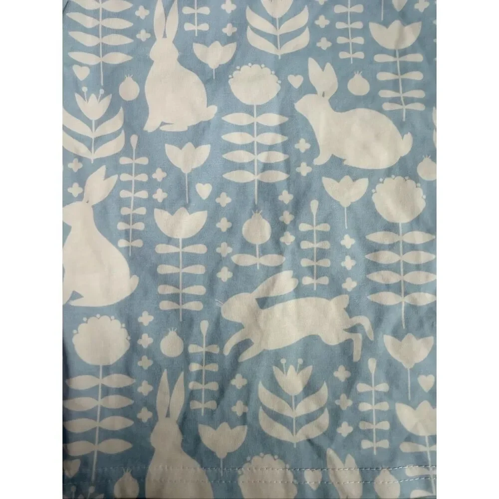 Stitchy Fish Boutique 12 Months Light Blue White Rabbit set